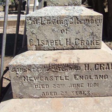 CRAKE C. Isabel H. -1901
