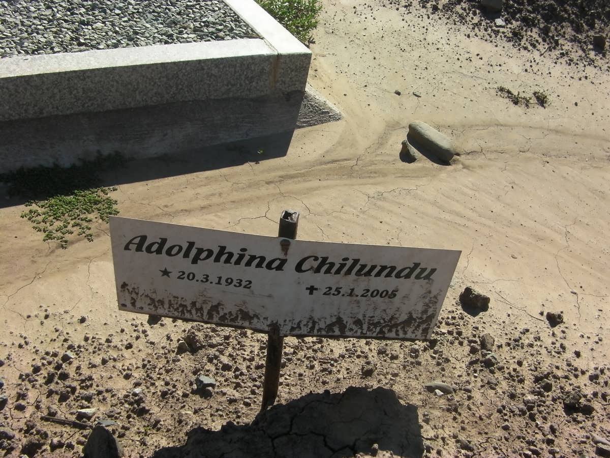 CHILUNDU Adolphina 1932-2005