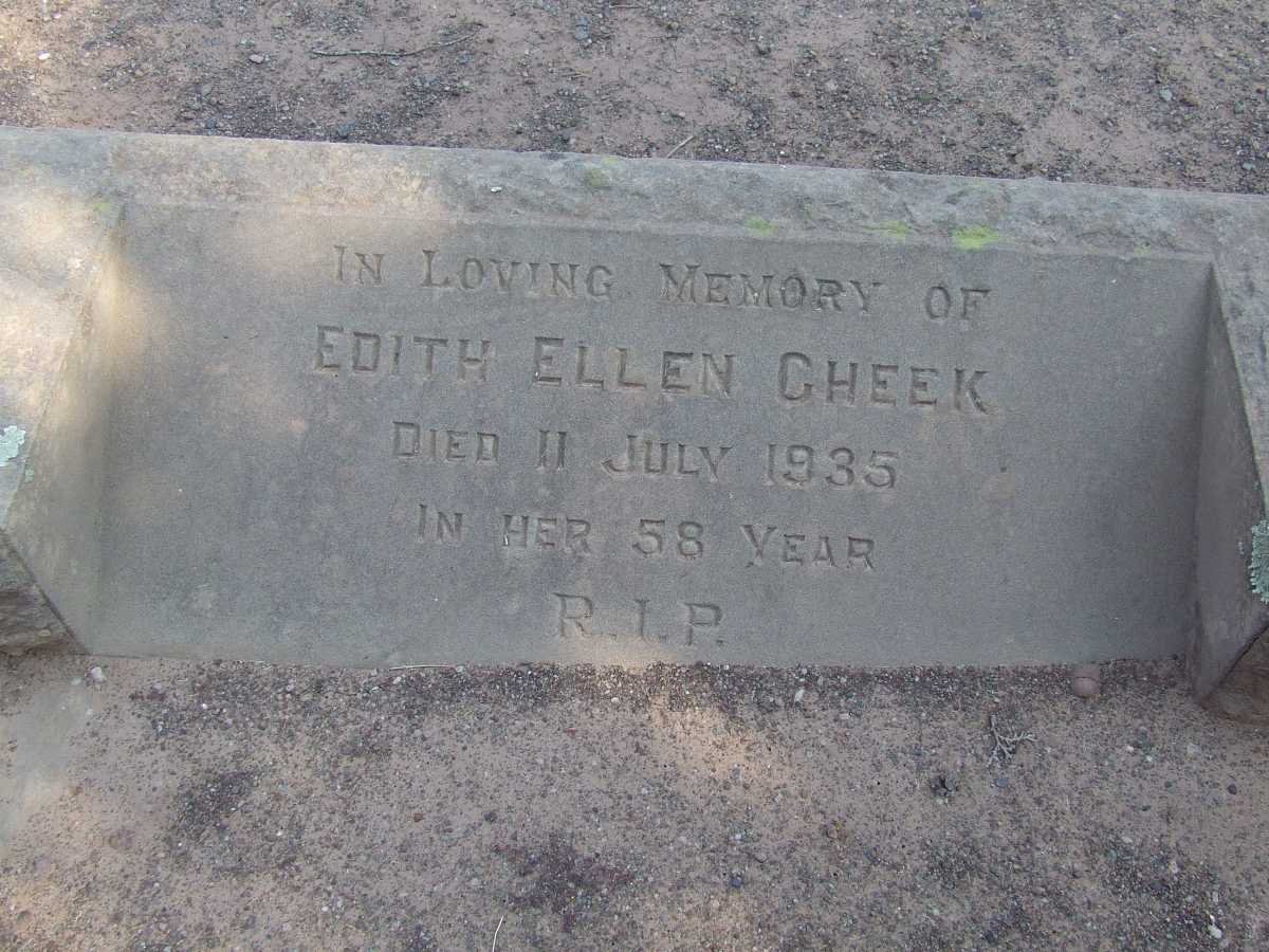 CHEEK Edith Ellen -1935