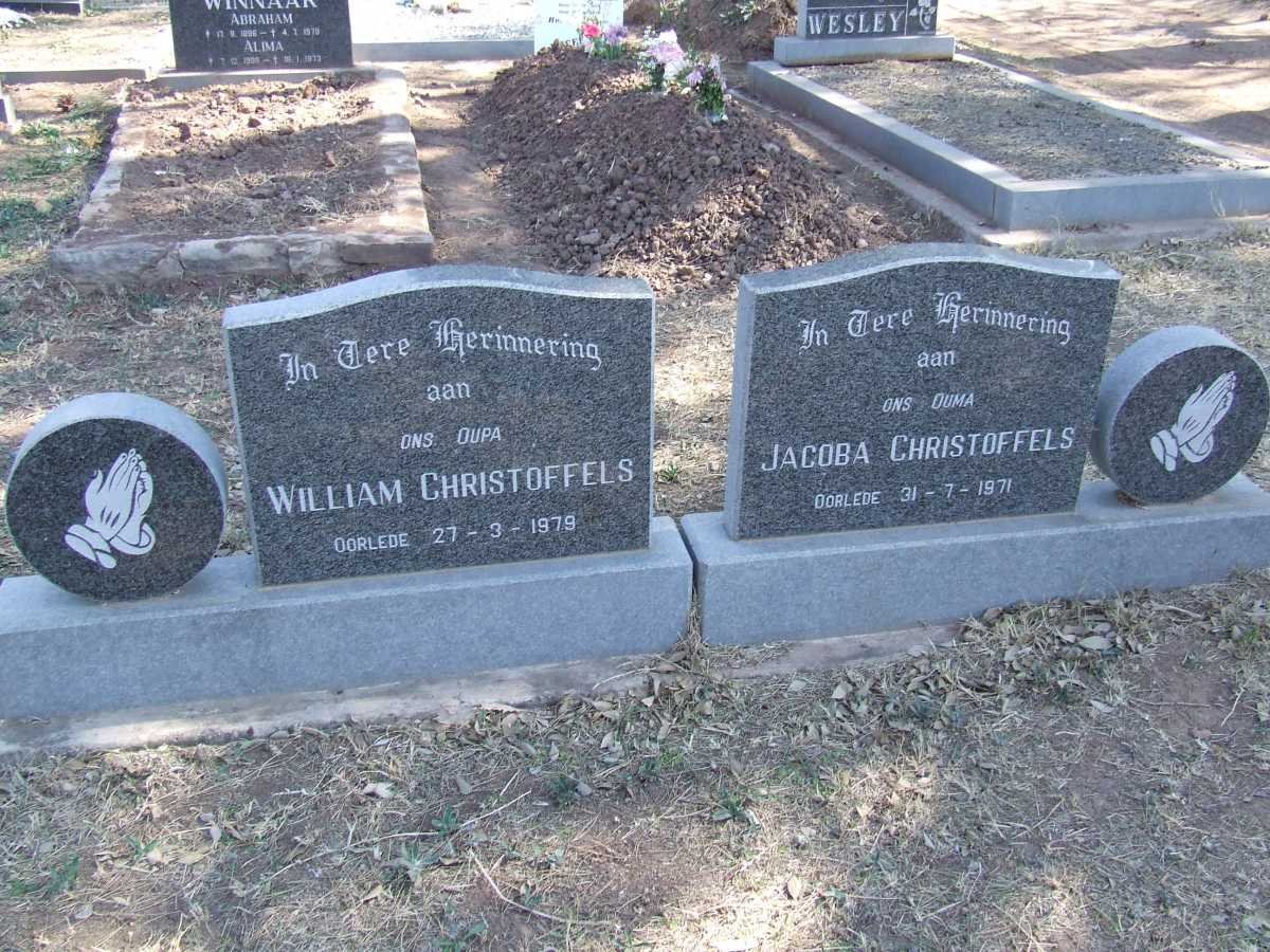 CHRISTOFFELS William -1979 &amp; Jacoba -1971