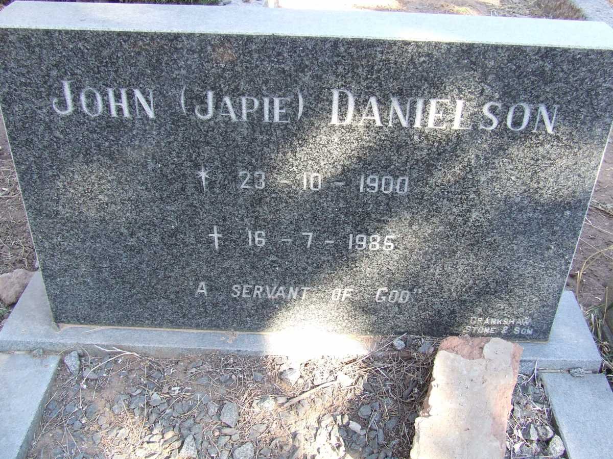 DANIELSON John 1900-1985