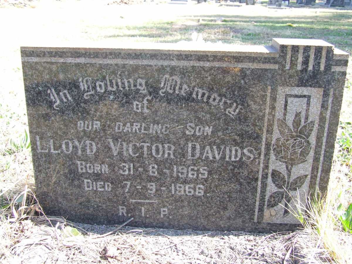 DAVIDS Lloyd Victor 1965-1966