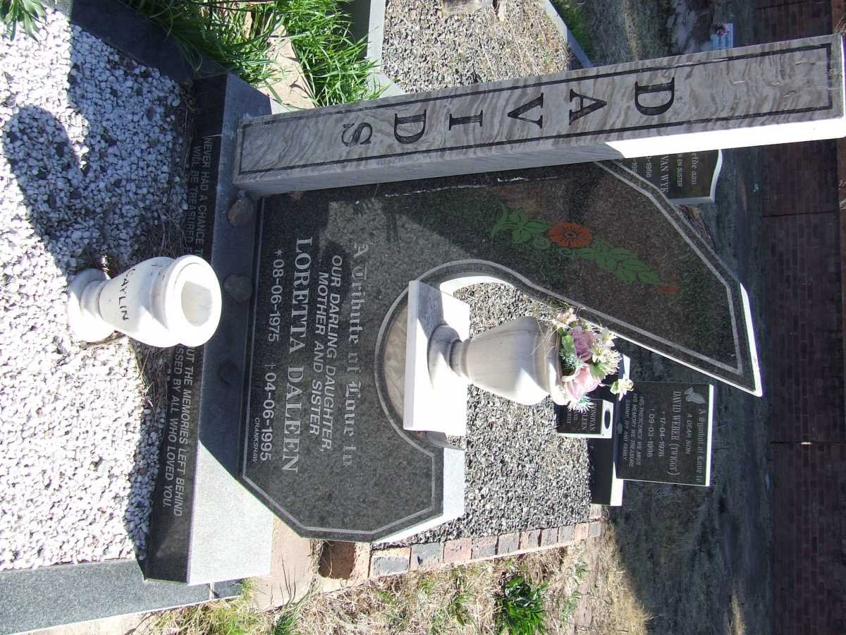 DAVIDS Loretta Daleen 1975-1995