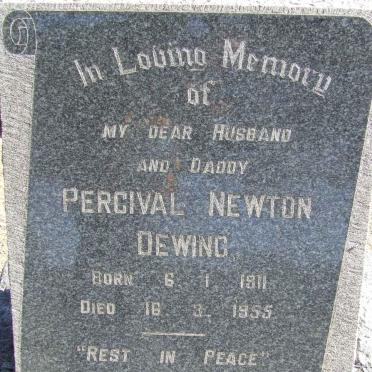 DEWING Percival Newton 1911-1955