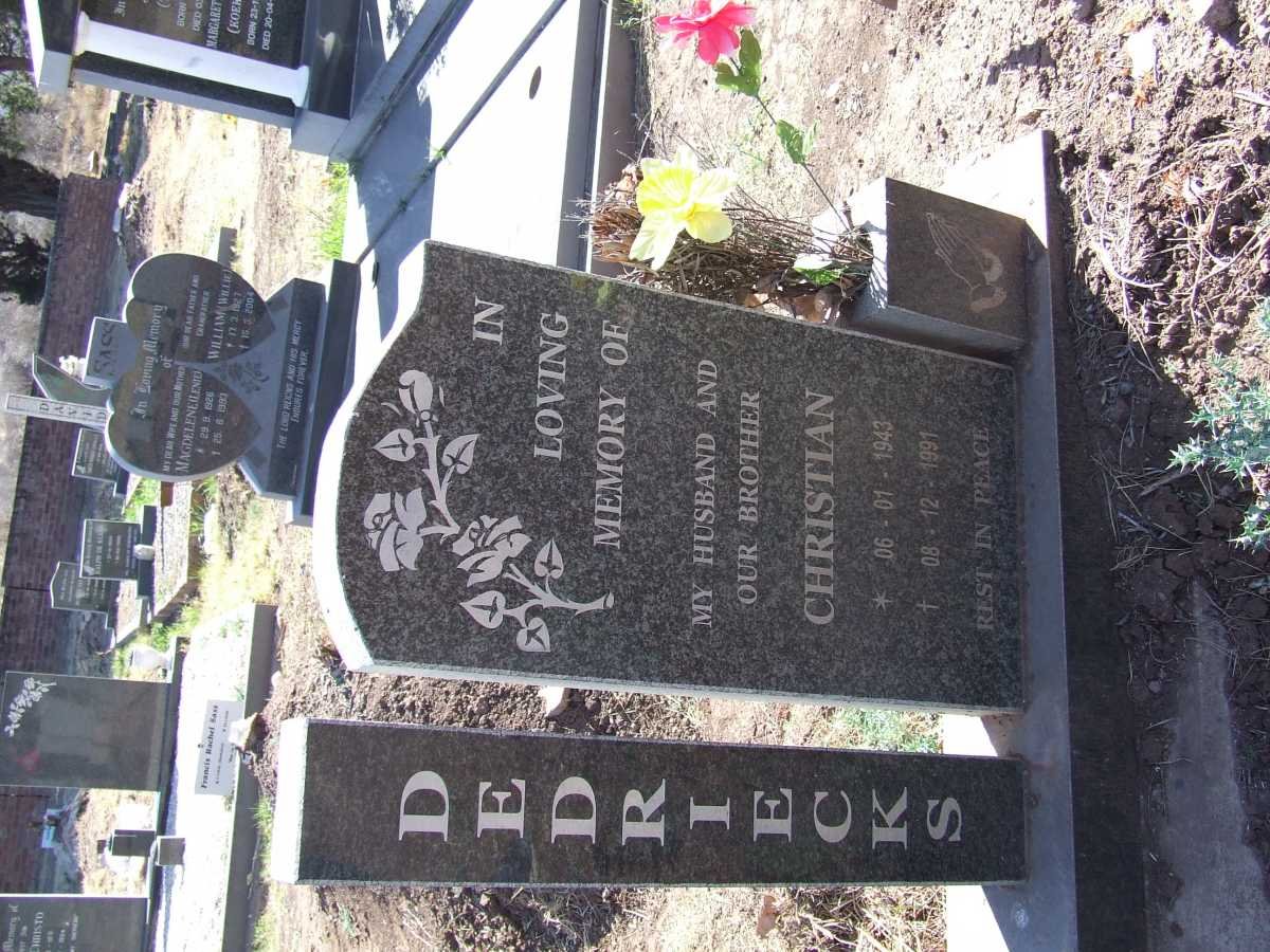 DEDRIECKS Christian 1943-1991