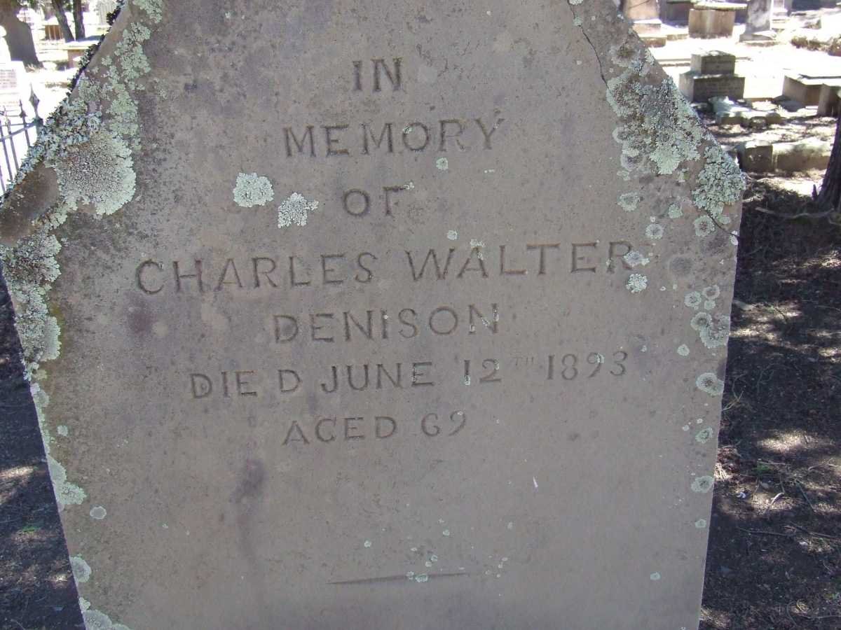 DENISON Charles Walter -1893