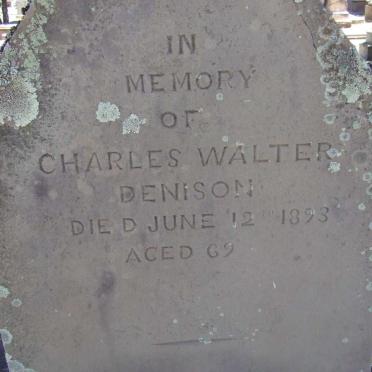 DENISON Charles Walter -1893