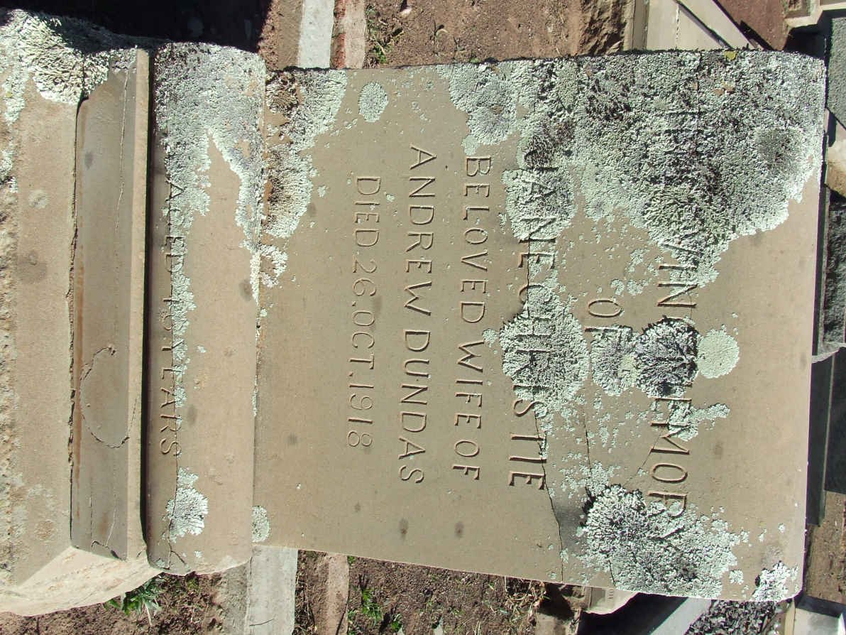 DUNDAS Jane Christie -1918