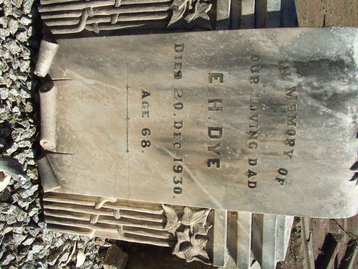 DYE E.H. -1930