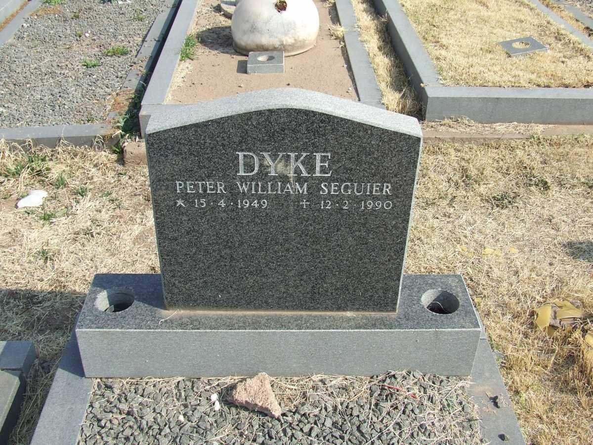 DYKE Peter William Seguier 1949-1990
