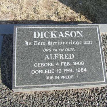 DICKASON Alfred 1908-1984