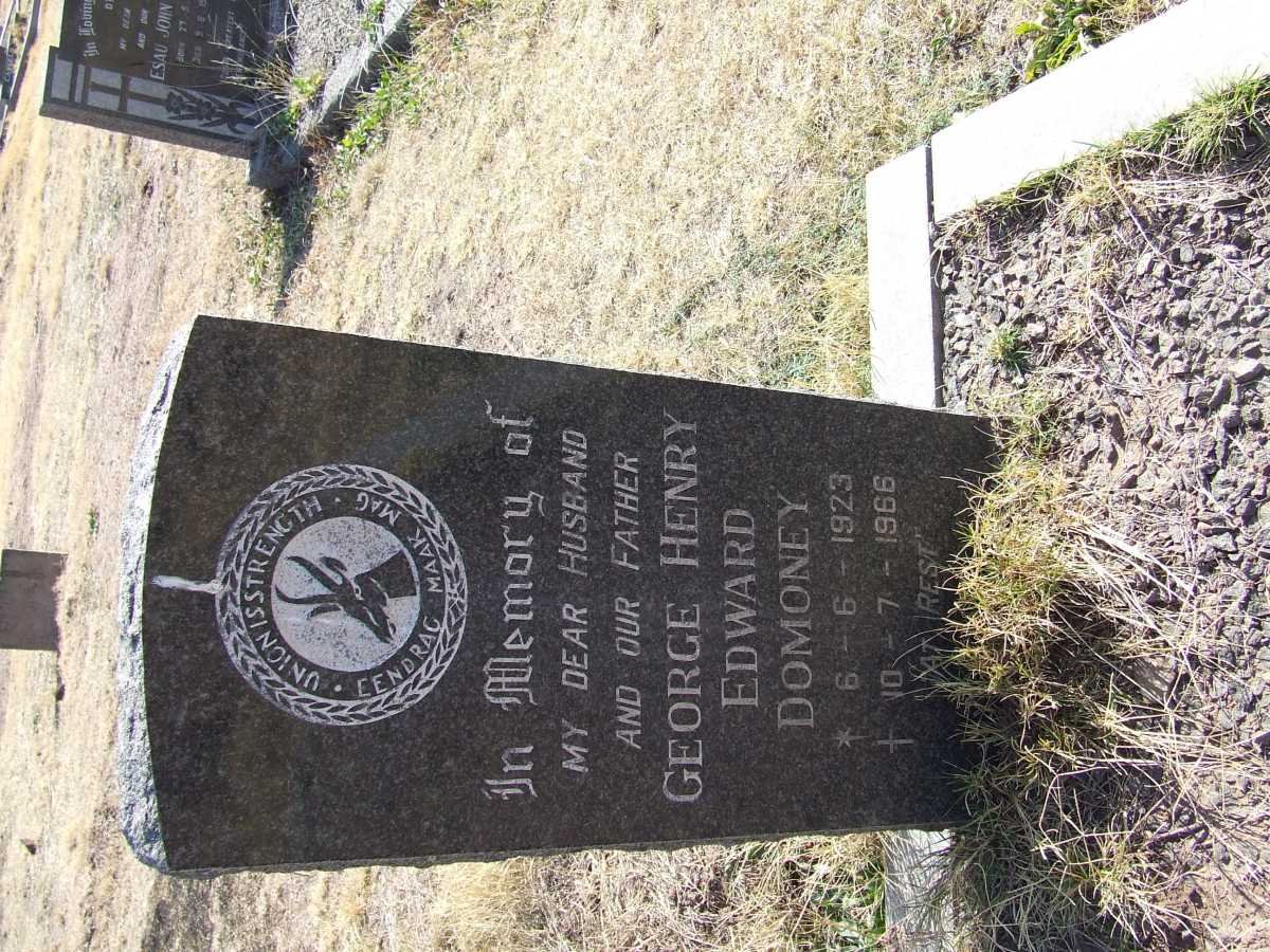 DOMONEY George Henry Edward 1923-1966