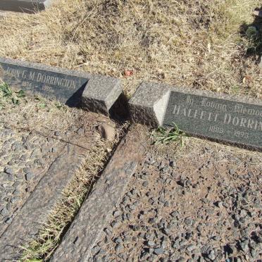DORRINGTON John G.M. 1874-1960 &amp; Hallett 1889-1973