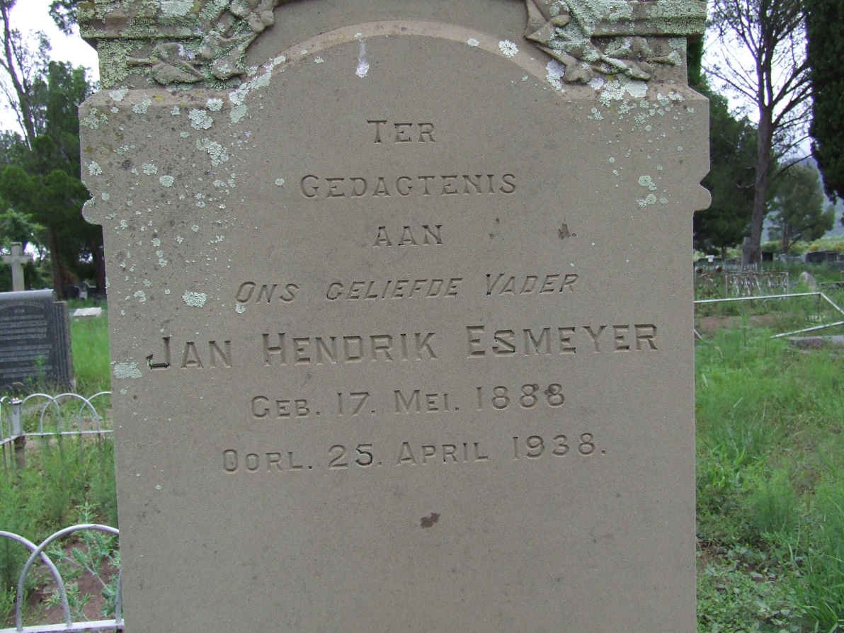 ESMEYER Jan Hendrik 1888-1938