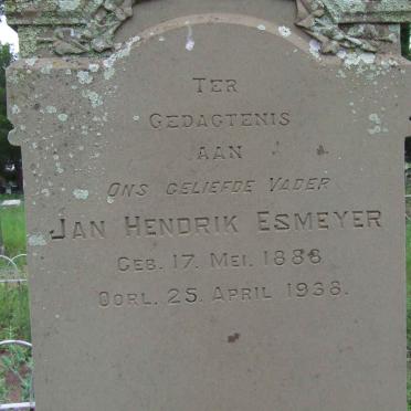 ESMEYER Jan Hendrik 1888-1938
