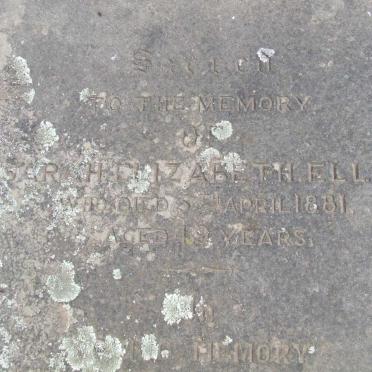ELLA Lawrence Percival 1909-1917 &amp; Sarah Elizabeth -1881
