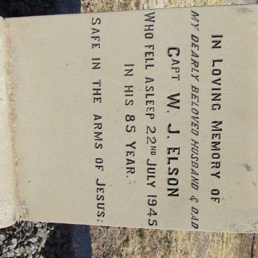 ELSON W.J. -1945