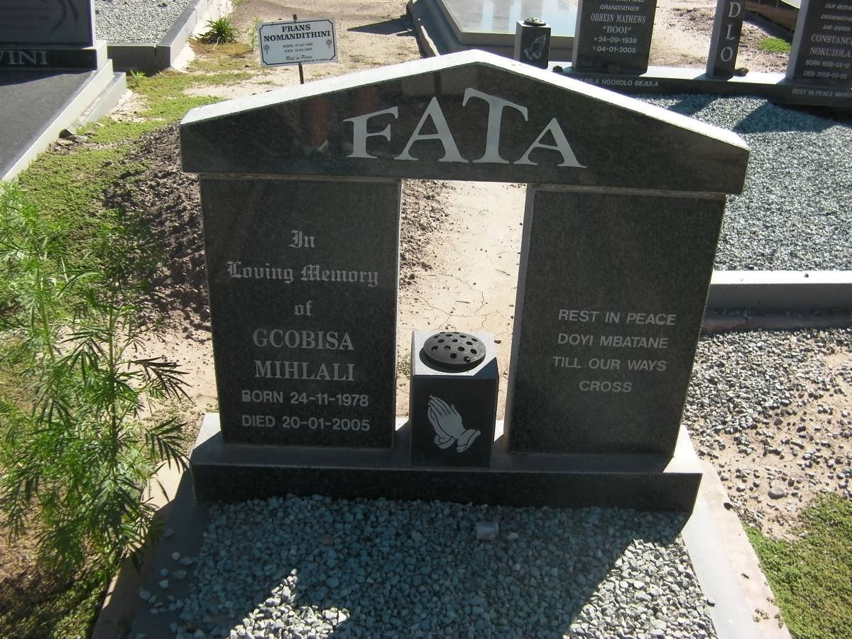 FATA Gcobisa Mihlali 1978-2005