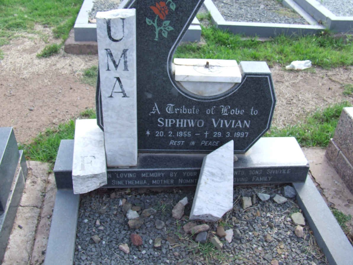 FUMA Siphiwo Vivian 1955-1997