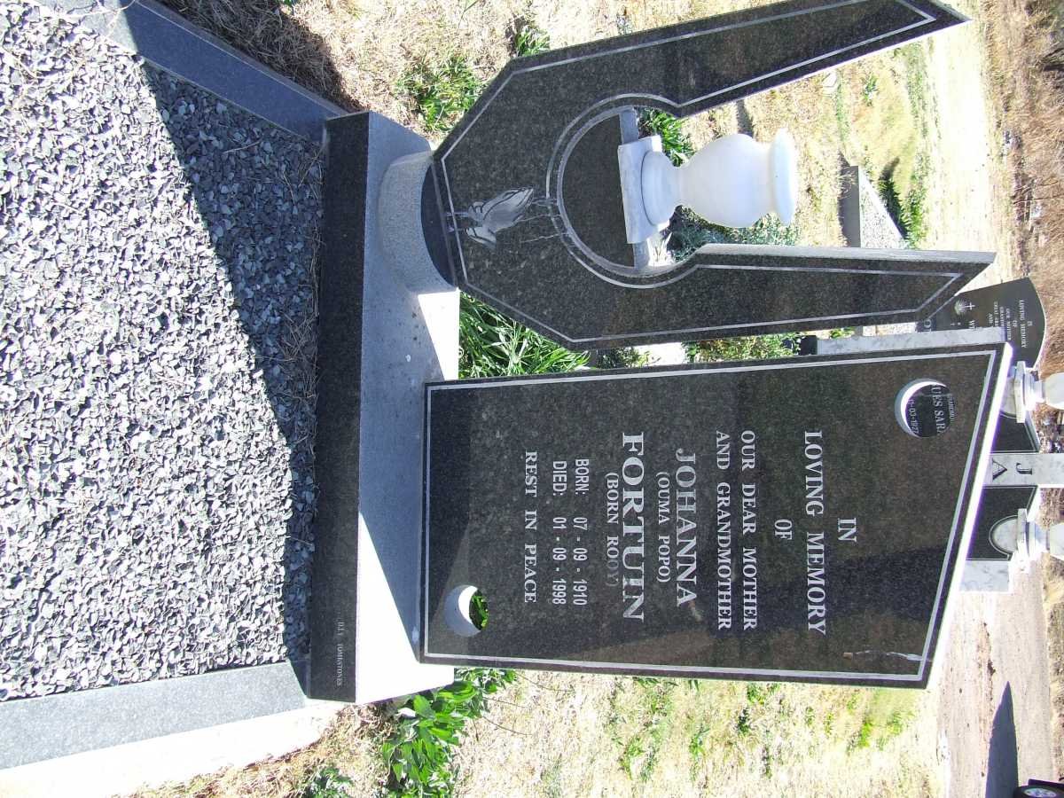 FORTUIN Johanna nee Rooy 1910-1998