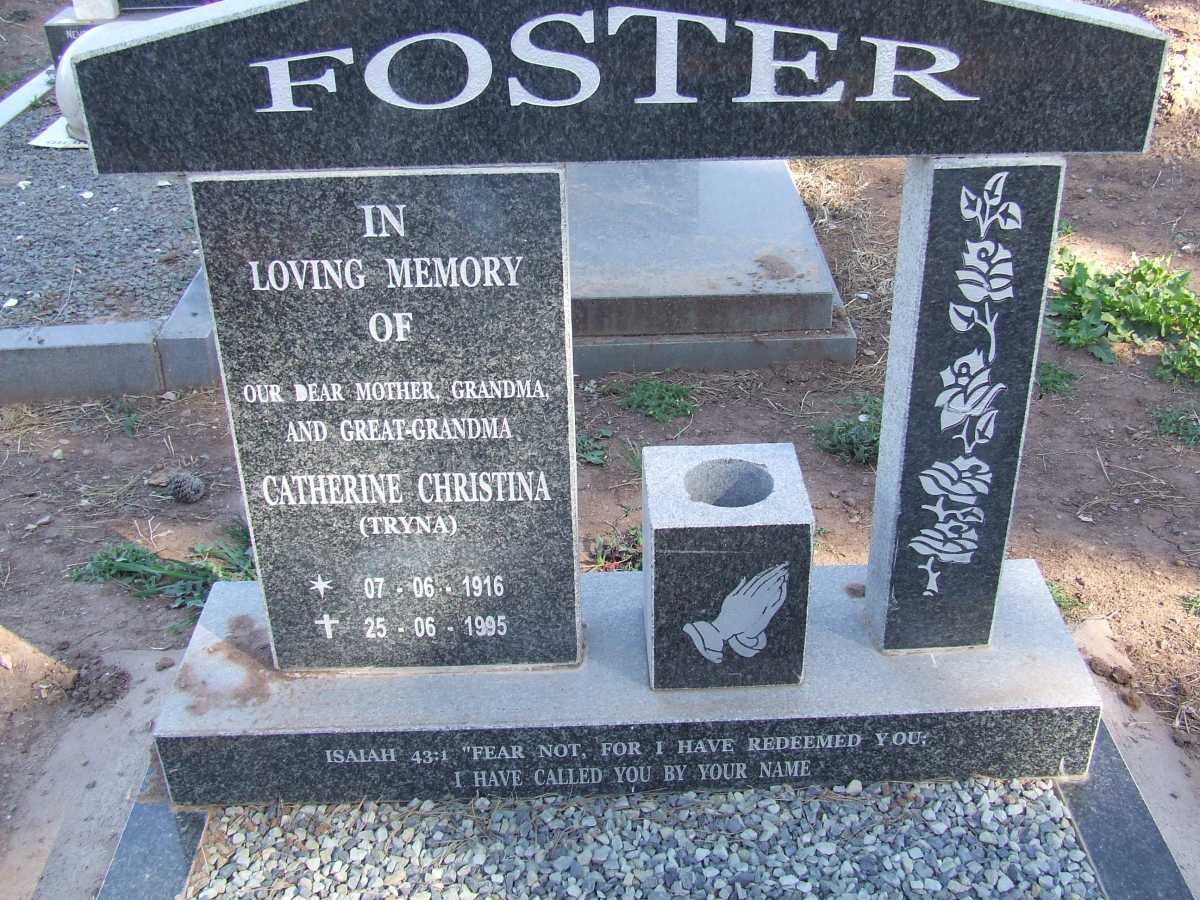 FOSTER Catherine Christina 1916-1995