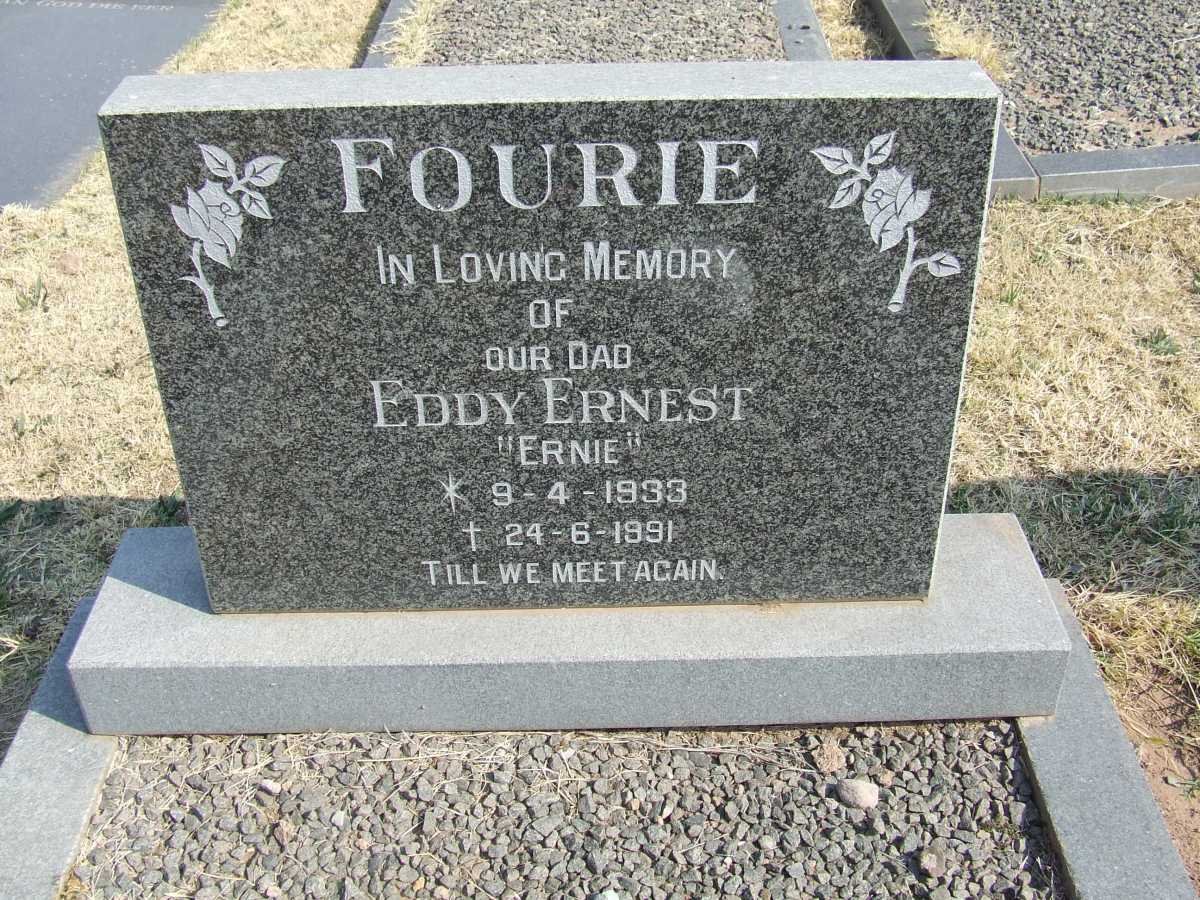 FOURIE Eddy Ernest 1933-1991