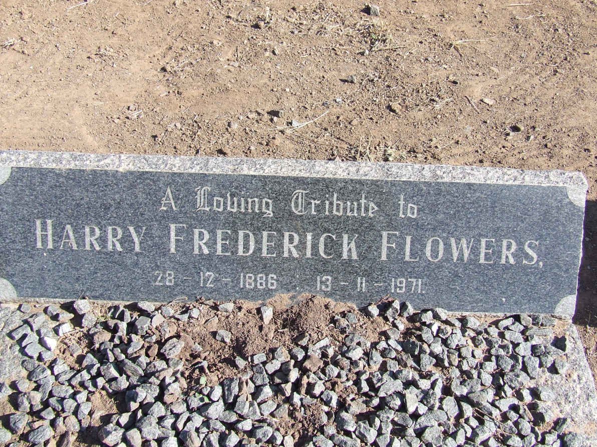 FLOWERS Harry Frederick 1886-1971