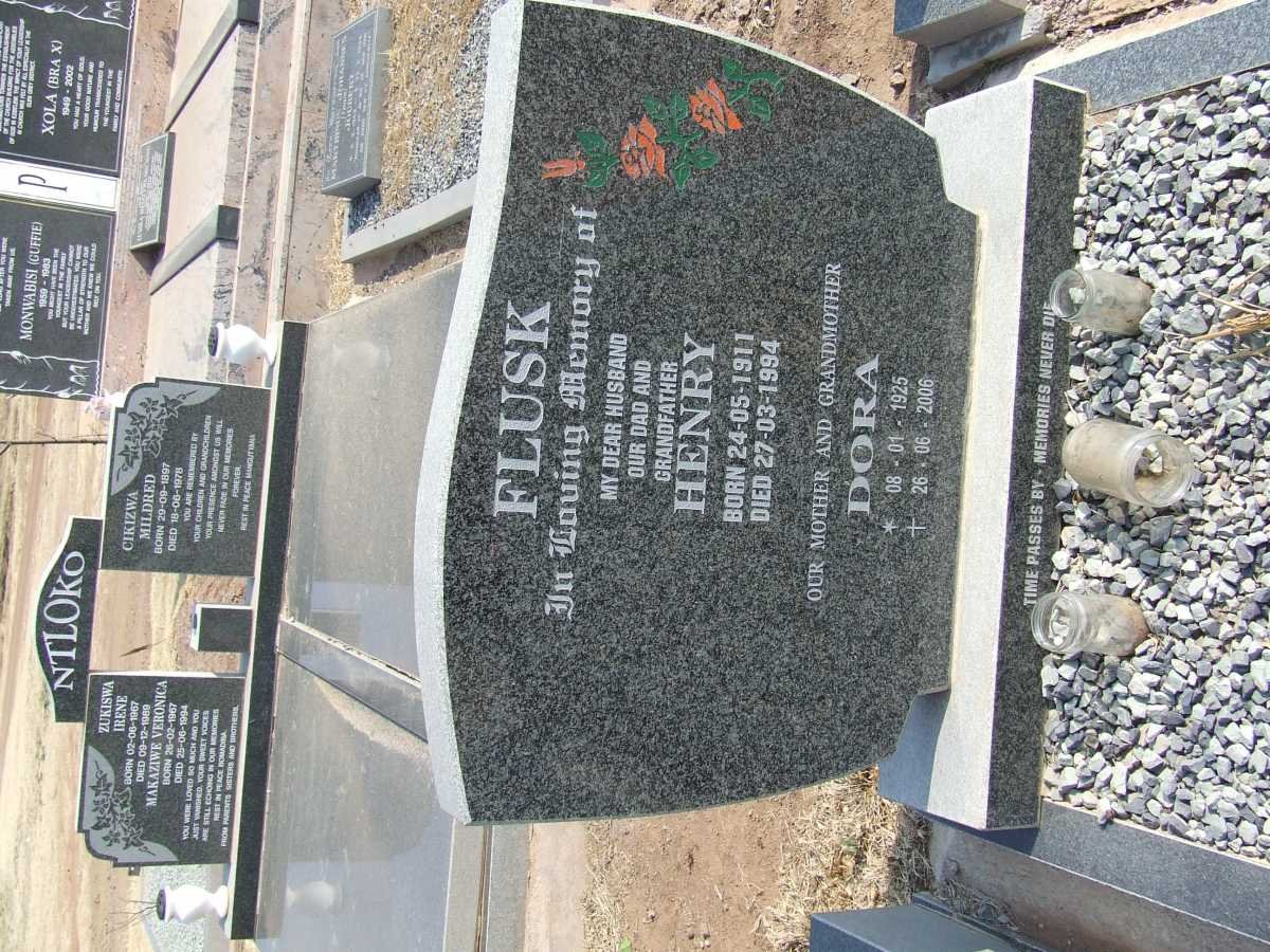 FLUSK Henry 1911-1994 &amp; Dora 1925-2006