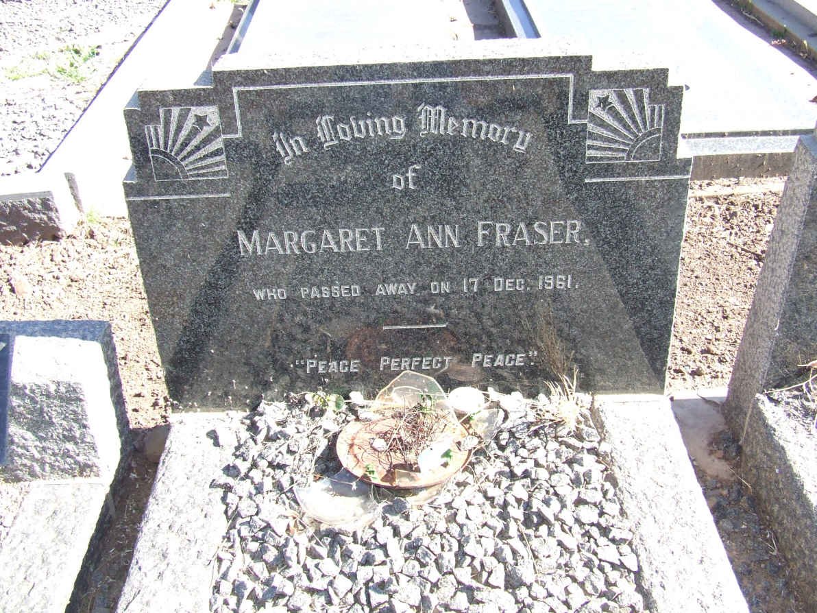 FRASER Margaret Ann -1961