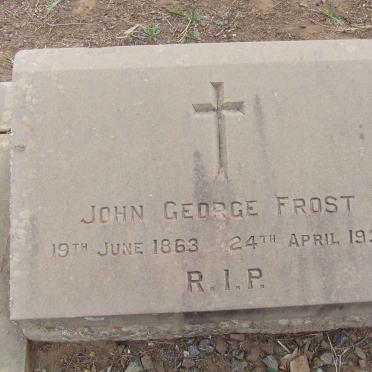 FROST John George 1863-1937 &amp; Alice Charlotte 1867-1943