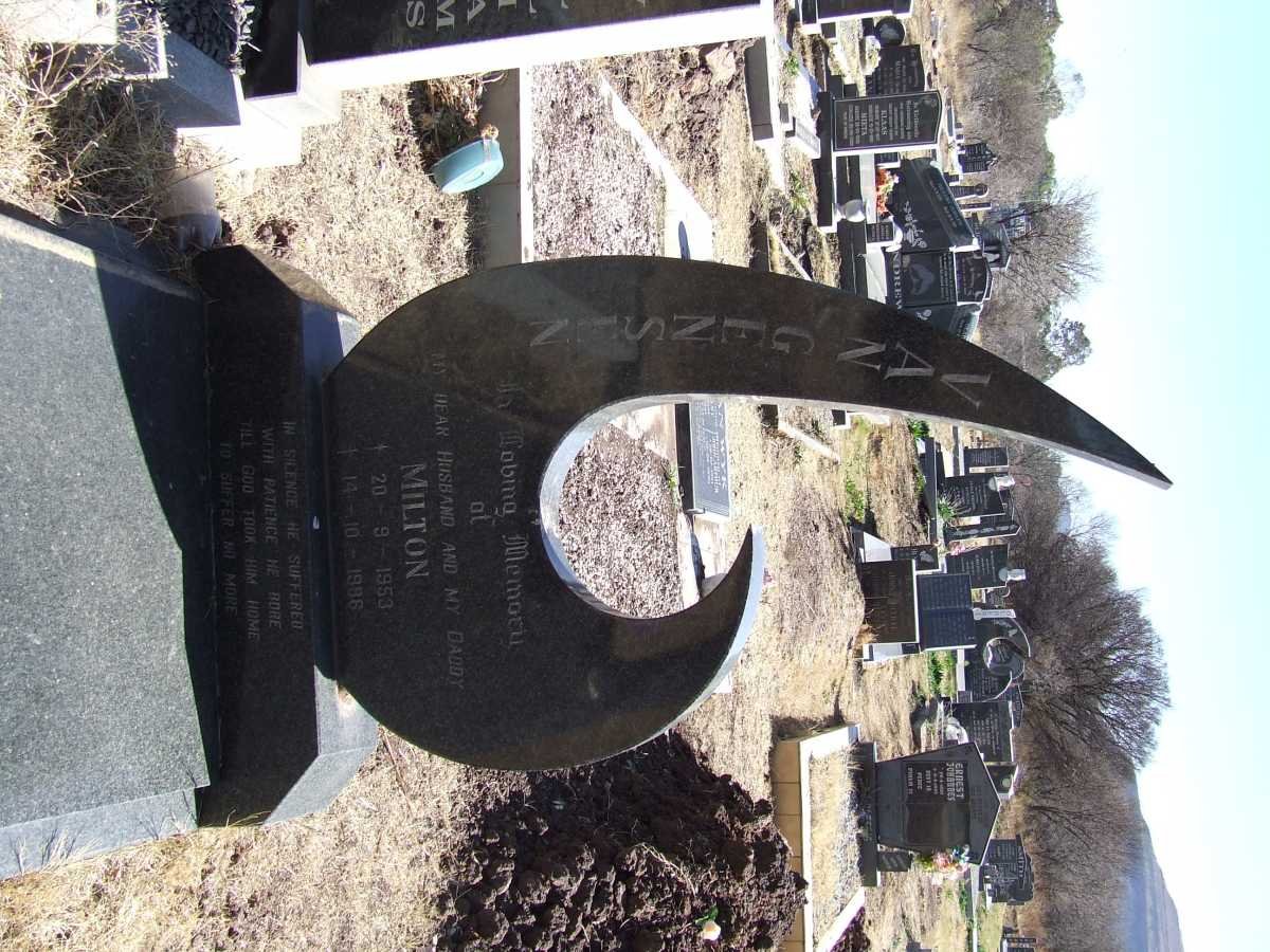 GENSEN Milton, Van 1953-1986