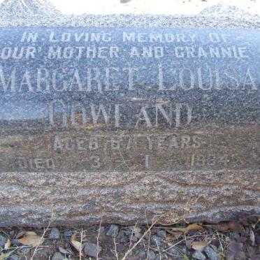GOWLAND Margaret Louisa -1984