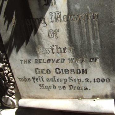 GIBSON Esther -1909