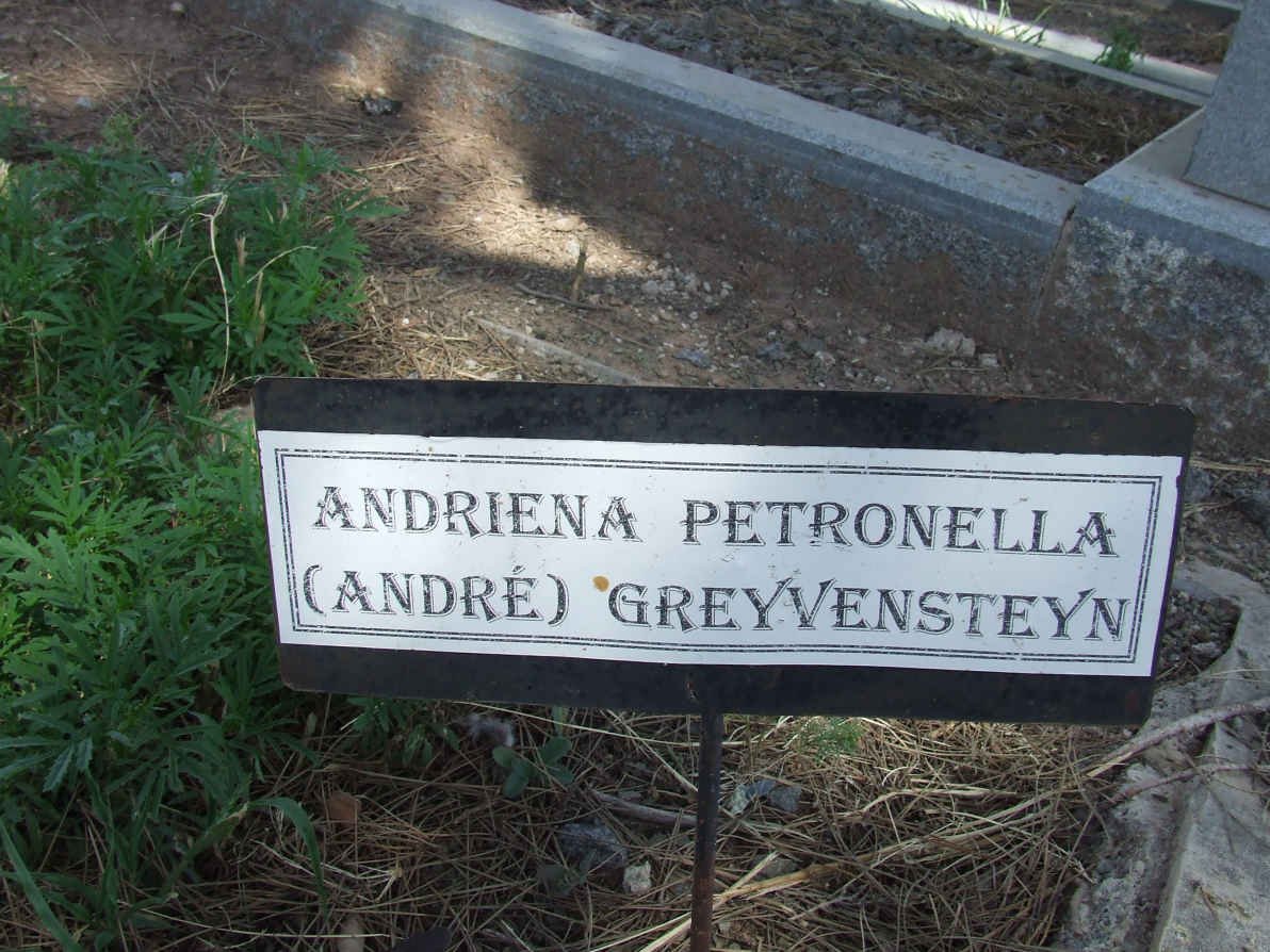 GREYVENSTEYN Andriena Petronella