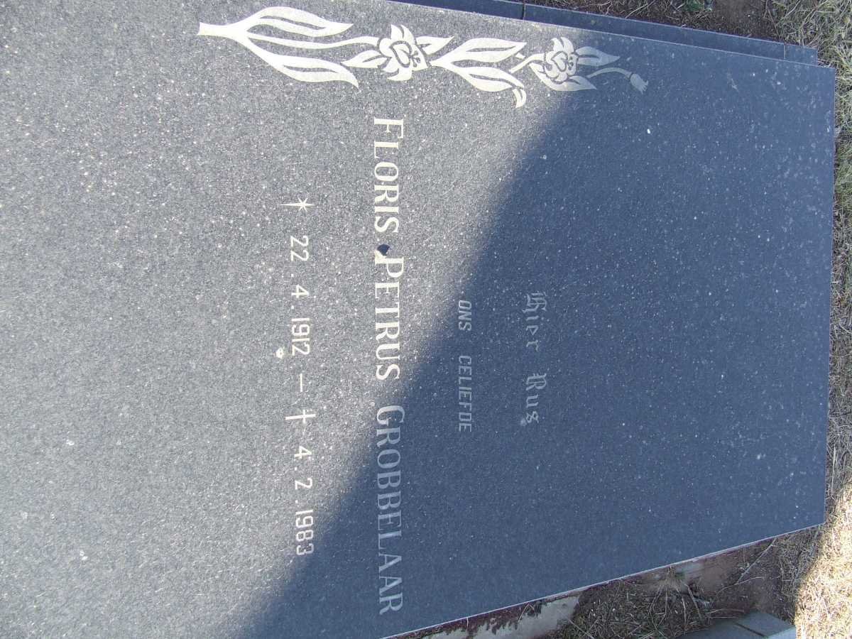 GROBBELAAR Floris Petrus 1912-1983