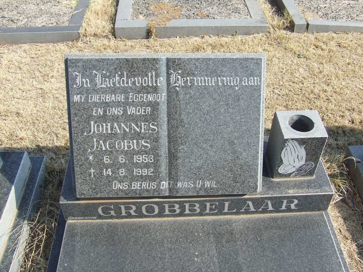 GROBBELAAR Johannes Jacobus 1953-1992