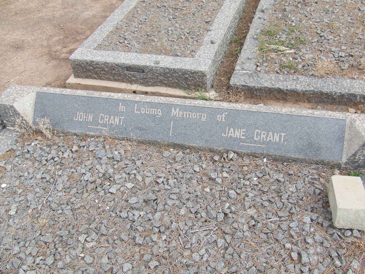 GRANT John &amp; Jane
