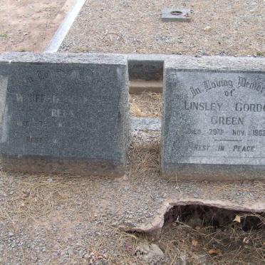 GREEN Linsley Gordon -1962 &amp; Winifred Blanche -1952