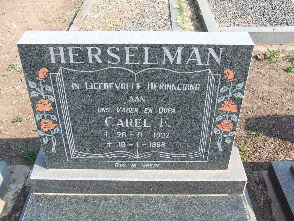 HERSELMAN Carel F. 1932-1999