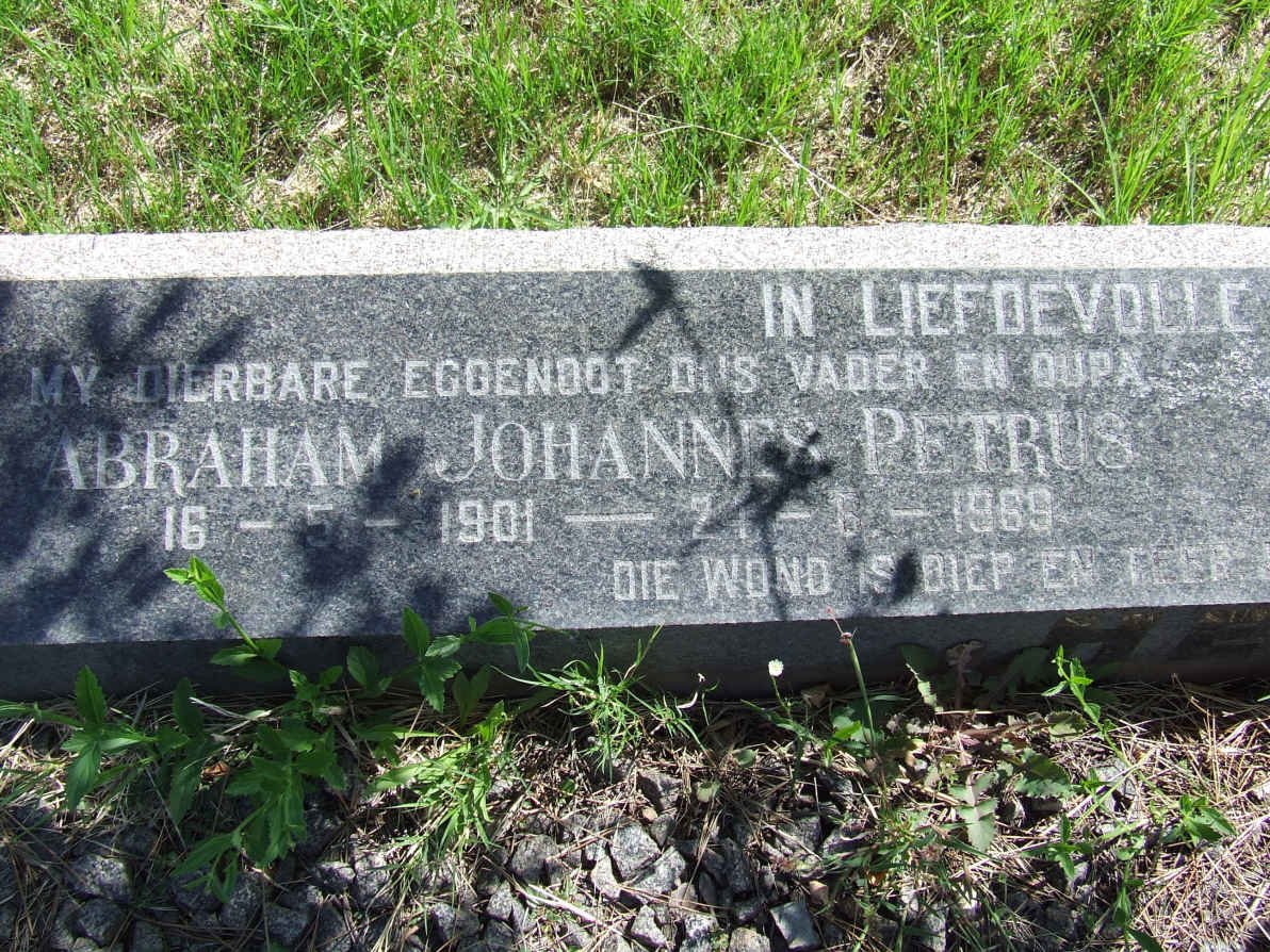 HENN Abraham Johannes Petrus 1901-1969