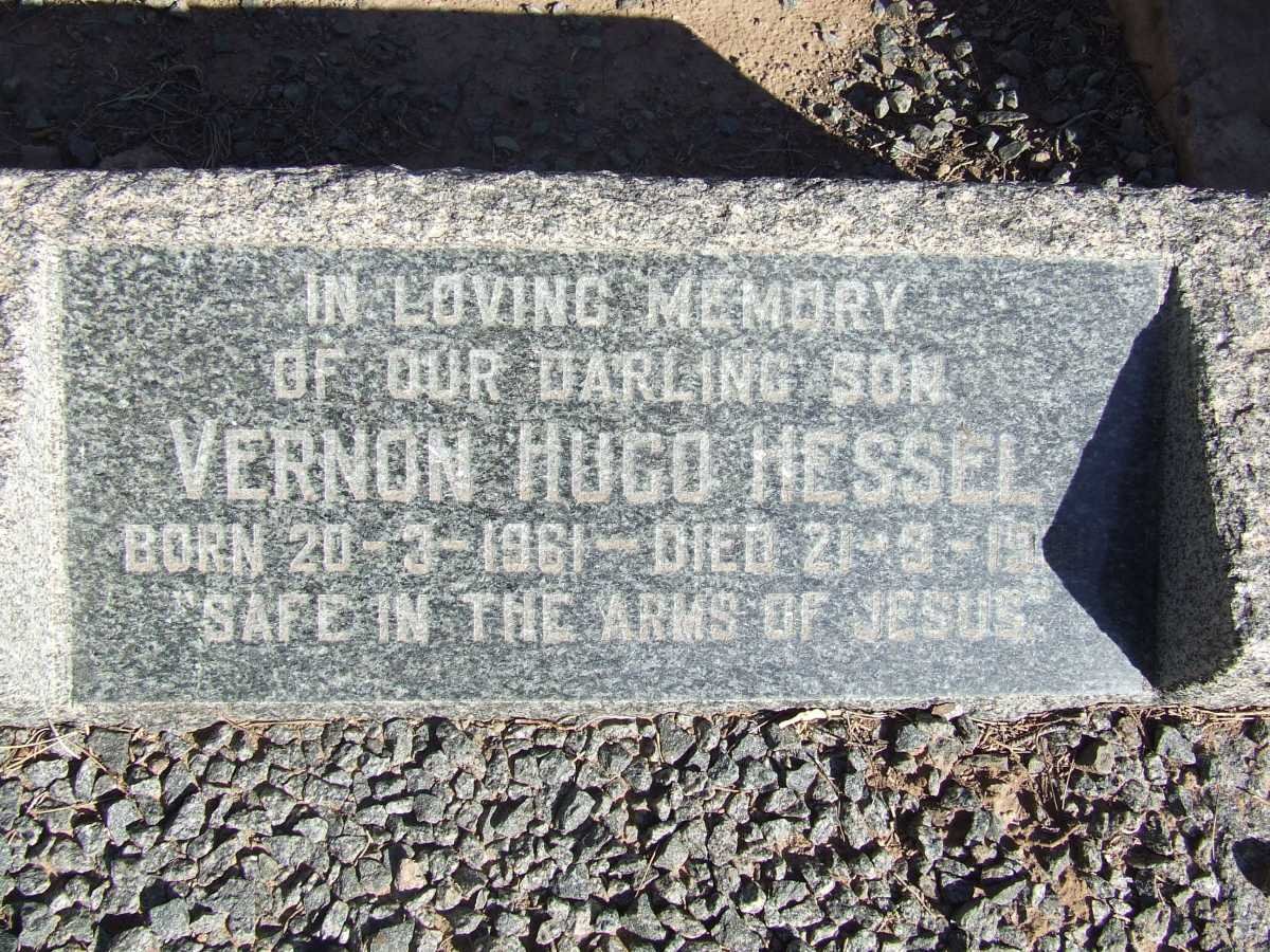 HESSEL Vernon Hugo 1961-1961