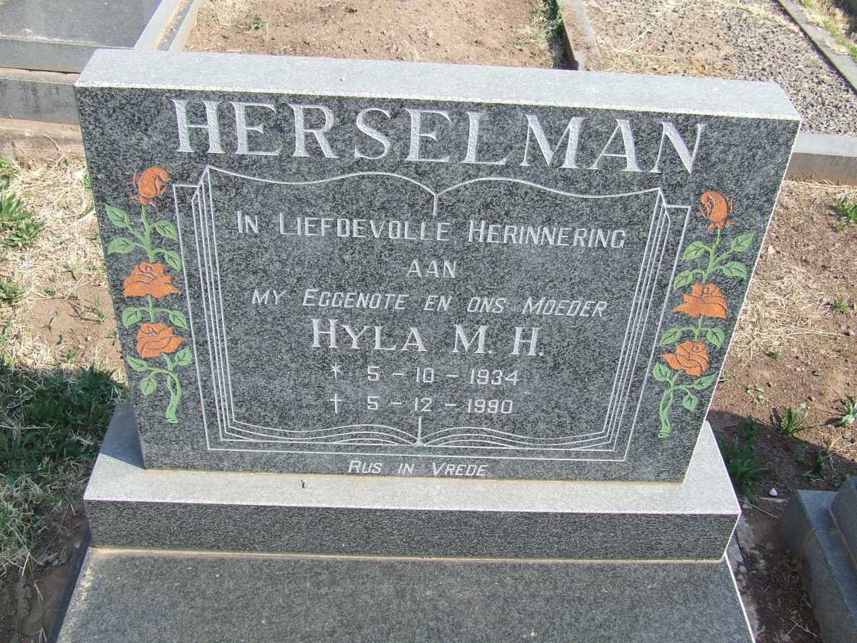 HERSELMAN Hyla M. H. 1934-1990
