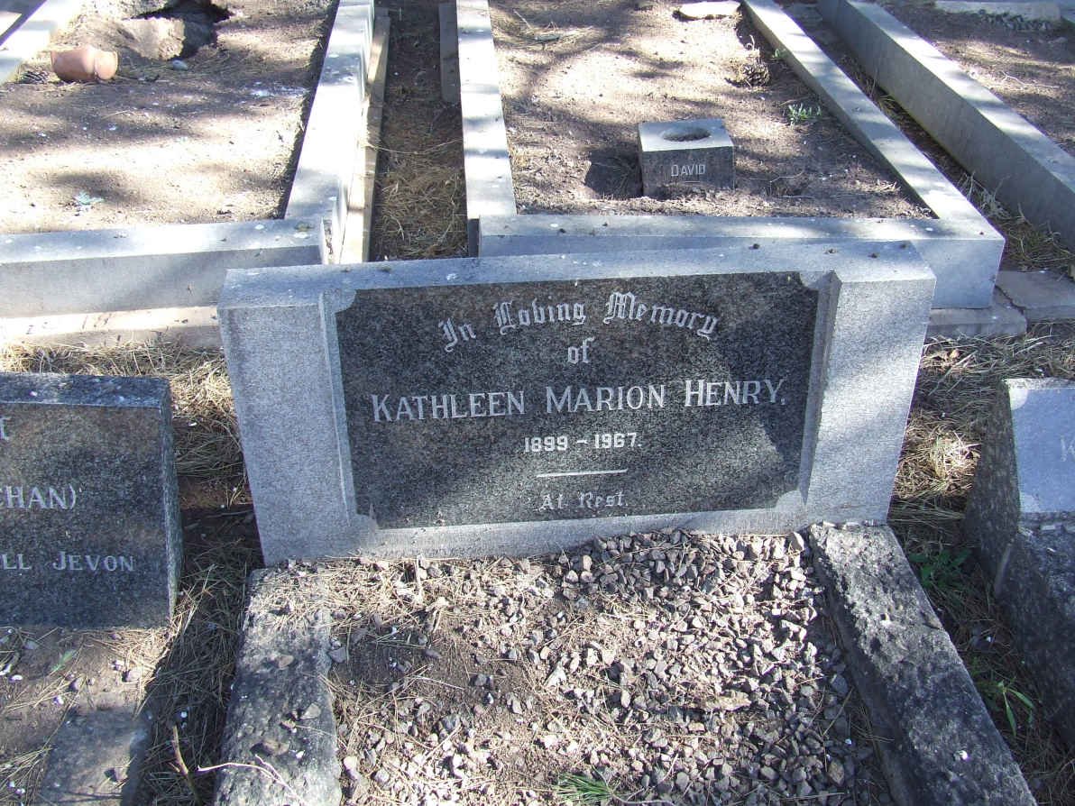 HENRY Kathleen Marion 1899-1967