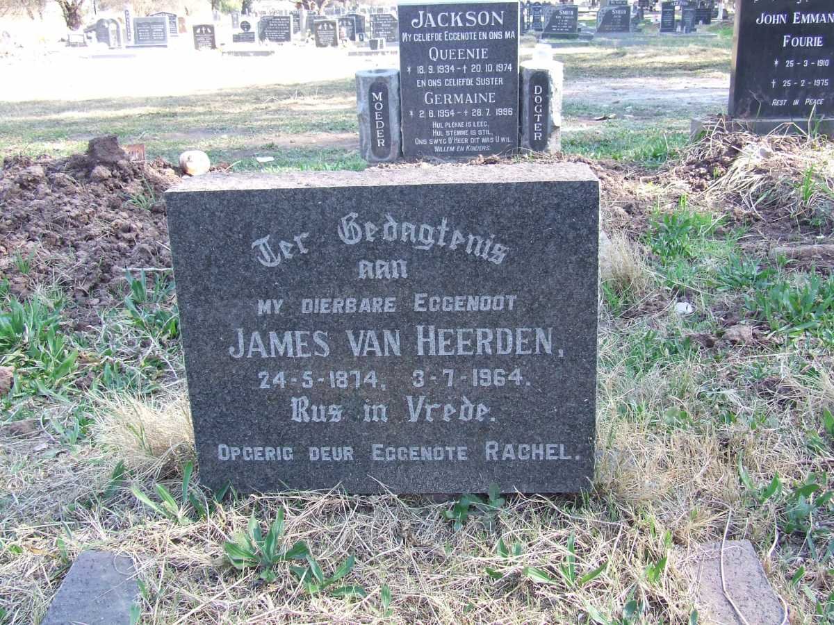 HEERDEN James, van 1874-1964