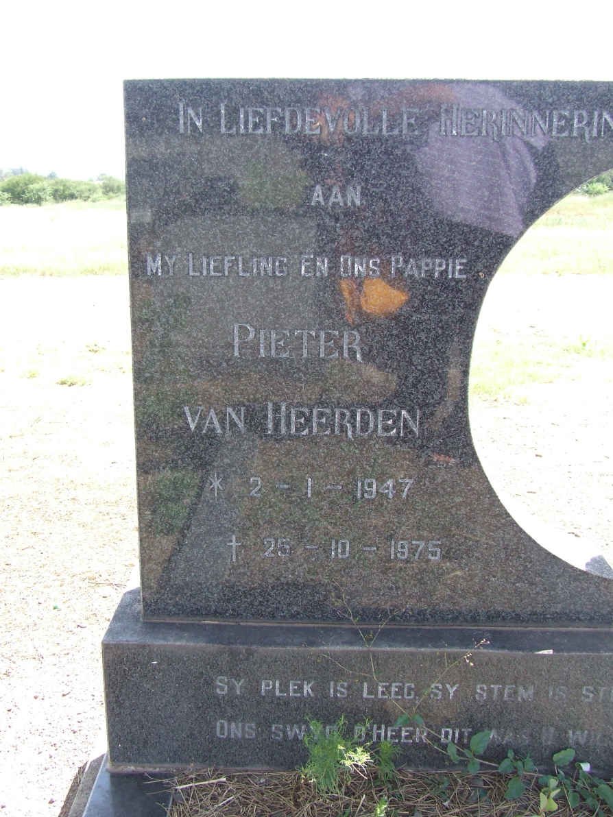 HEERDEN Pieter, van 1947-1975