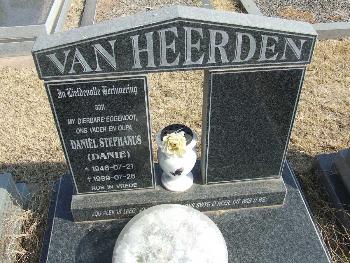 HEERDEN Daniel Stephanus, van  1946-1999