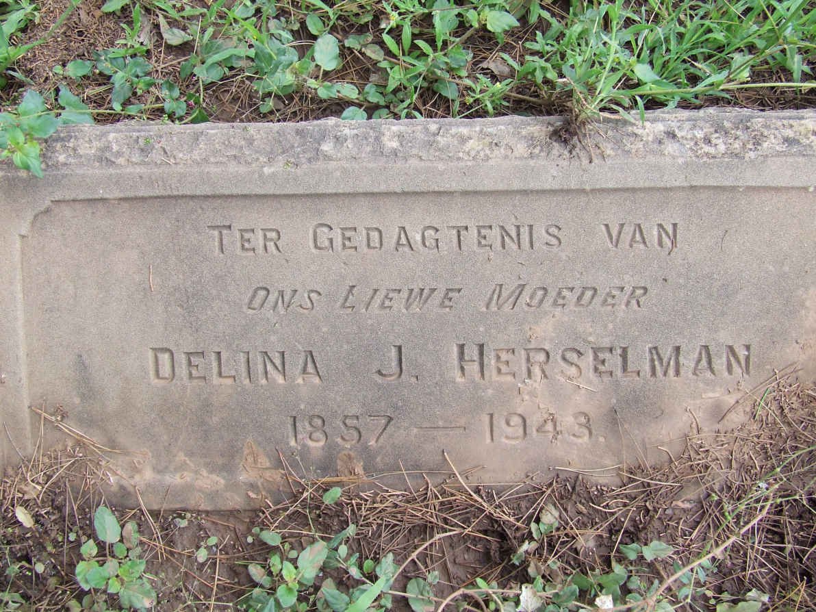 HERSELMAN Delina J. 1857-1948