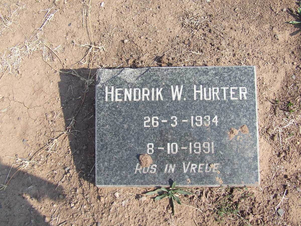 HURTER Hendrik W. 1934-1991