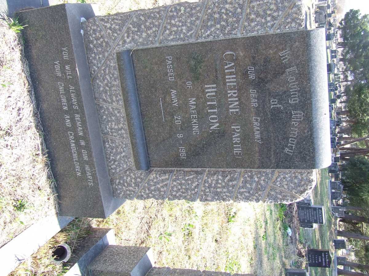 HUTTON Catherine -1961