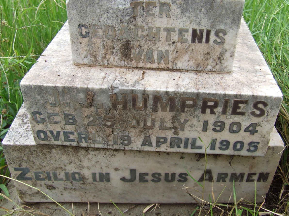 HUMPRIES J.J. 1904-1905
